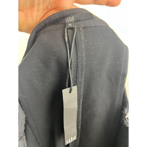 TIBI Oil Slick Ponte Skort, Black, Size 10, NWT! - Picture 5 of 7